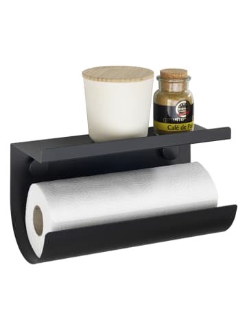 Wenko Küchenregal in Schwarz - (B)30 x (H)15 x (T)12 cm