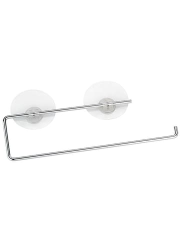 Wenko Küchenrollenhalter "Static-Loc" in Silber - (B)30 cm