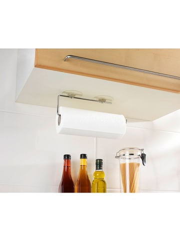 Wenko Keukenrolhouder "Static-Loc" chroomkleurig - (B)30 cm