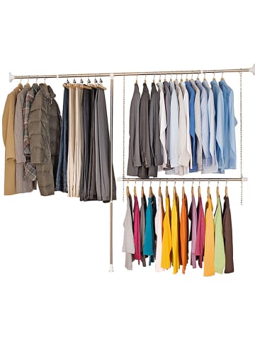 Wenko Teleskop-Garderobe in Silber