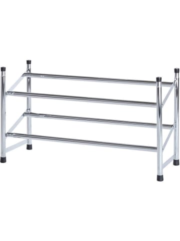 Wenko Schoenenrek chroomkleurig - (B)119 x (H)35 x (D)23 cm
