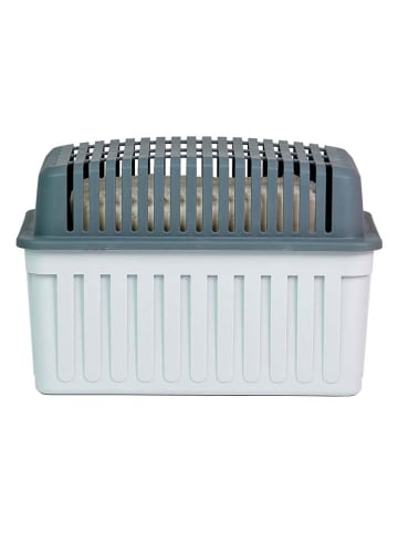 Wenko Luftentfeuchter in Weiß/ Grau - (B)25,5 x (H)15,5 x (T)15,5 cm