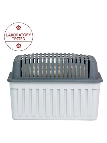 Wenko Luftentfeuchter in Weiß/ Grau - (B)25,5 x (H)15,5 x (T)15,5 cm