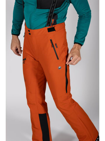 Maul Sport Spodnie narciarskie "Hochseiler" w kolorze brązowoczerwonym