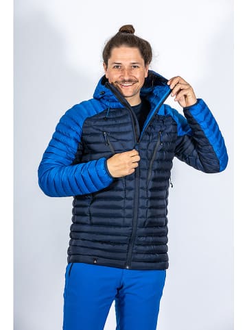 Maul Sport Doorgestikte jas "Kühtai" donkerblauw/blauw