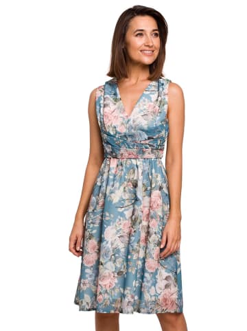 Stylove Kleid in Türkis/ Bunt