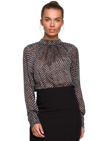 Stylove Blouse zwart/meerkleurig