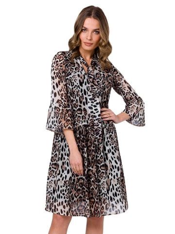 Stylove Sukienka w kolorze kremowym