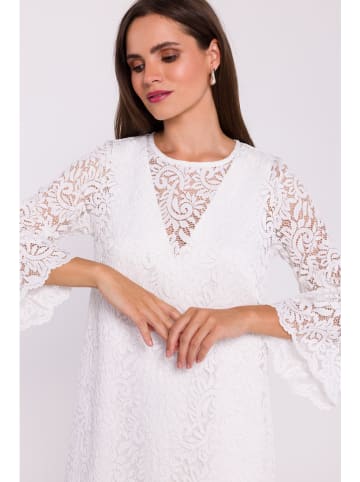 Stylove Sukienka w kolorze białym