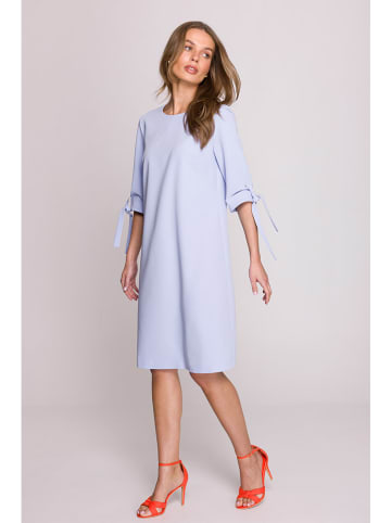 Stylove Kleid in Lila/ Hellblau