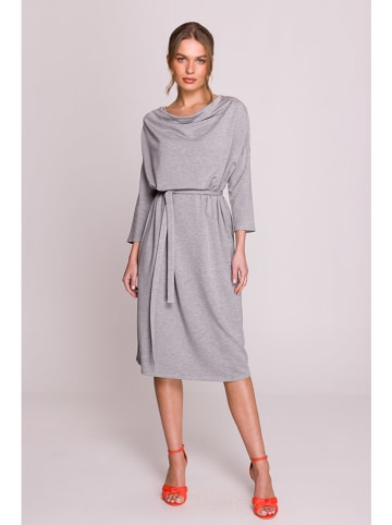 Stylove Sukienka w kolorze szarym