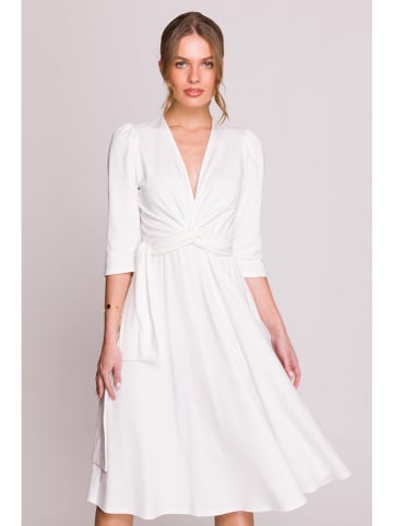 Stylove Sukienka w kolorze kremowym