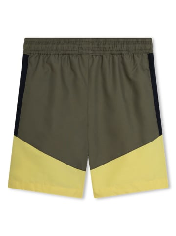 Timberland Badeshorts in Khaki/ Gelb