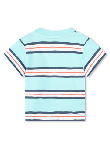 Timberland Shirt in Hellblau/ Weiß/ Rot