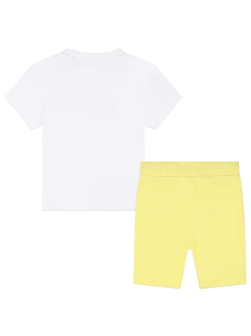 Timberland 2tlg. Outfit in Weiß/ Gelb