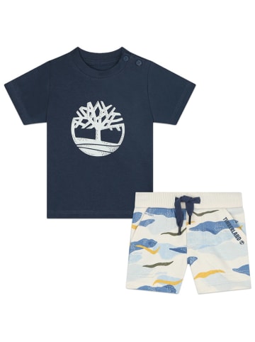 Timberland 2-częściowy zestaw w kolorze granatowo-biało-kremowym