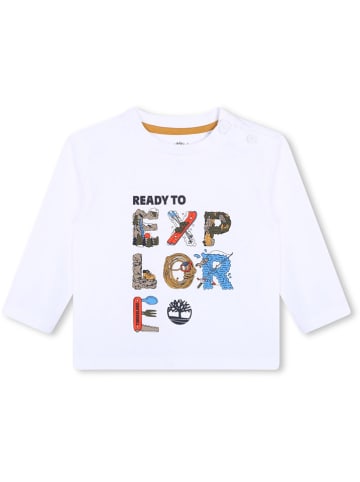 Timberland Longsleeve in Weiß