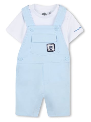 Timberland 2tlg. Outfit in Weiß/ Hellblau