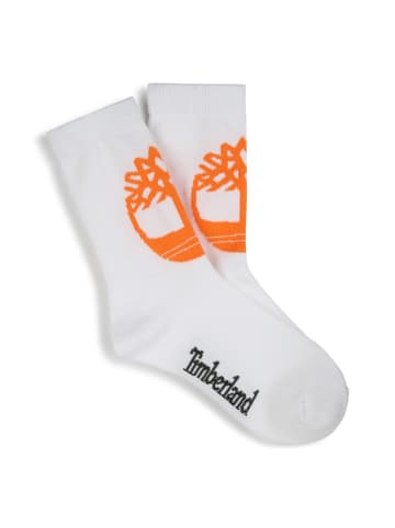 Timberland 2er-Set: Socken in Weiß/ Orange