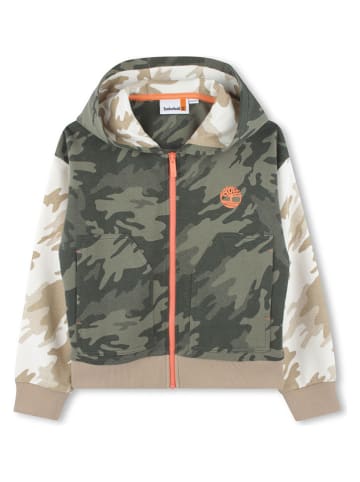 Timberland Bluza w kolorze oliwkowo-beżowym