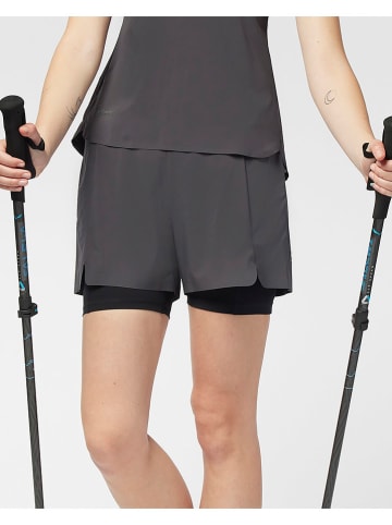 LaMunt 2-in-1 short "Teresa Light" antraciet