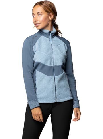 LaMunt Fleecejacke "Sophia" in Blau/ Hellblau