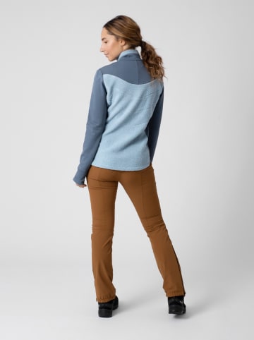 LaMunt Fleecejacke "Sophia" in Blau/ Hellblau