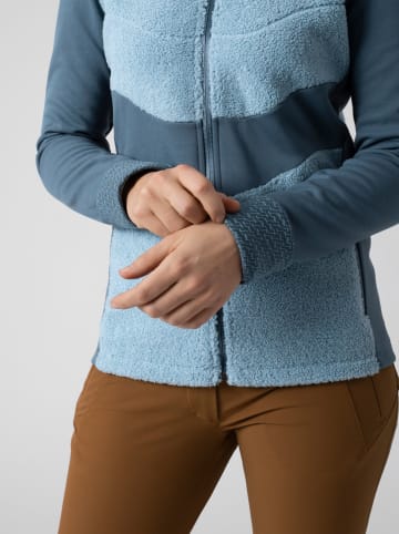 LaMunt Fleece vest "Sophia" blauw/lichtblauw