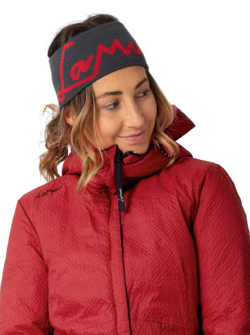 LaMunt Opaska "Martha" w kolorze czarno-czerwonym na czoło