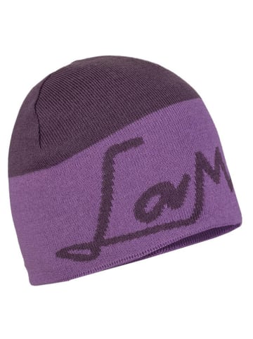 LaMunt Czapka beanie w kolorze fioletowym