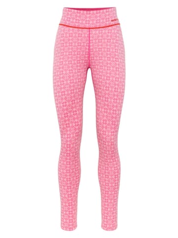 KARI TRAA Merinowoll-Thermounterhose "Rose Light" in Pink