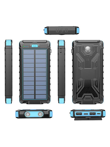 SWEET ACCESS Solar-Powerbank 20.000 mAh in Schwarz