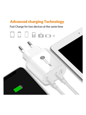 SWEET ACCESS Typ-C-Ladenetzstecker  in Weiß