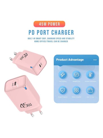 SWEET ACCESS Adapter USB w kolorze jasnoróżowym