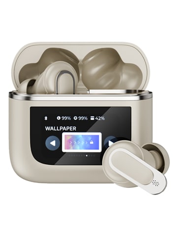 SWEET ACCESS Kabellose Bluetooth-In-Ear-Kopfhörer in Beige