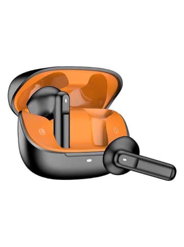SWEET ACCESS Kabellose Bluetooth-In-Ear-Kopfhörer in Schwarz/ Orange
