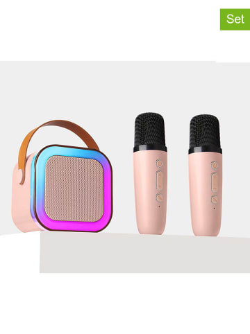 SWEET ACCESS 3-częściowy zestaw w kolorze jasnoróżowym do karaoke