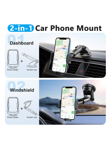 SmartCase Kfz-Smartphone-Halterung in Schwarz