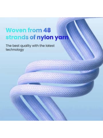 SmartCase Kabel USB-Typ-C w kolorze błękitnym - dł. 1,2 m