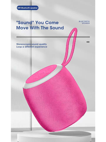 SmartCase Głośnik Bluetooth w kolorze jasnoróżowym