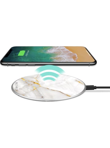 SWEET ACCESS Indukcyjna stacja ładująca w kolorze szaro-białym