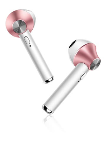 SWEET ACCESS Kabellose Bluetooth-In-Ear-Kopfhörer in Silber/ Roségold
