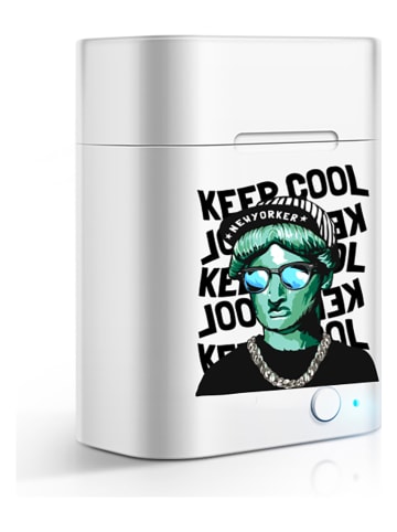 SWEET ACCESS Kabellose Bluetooth-In-Ear-Kopfhörer in Weiß/ Silber