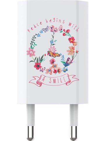 SWEET ACCESS USB-Netzadapter in Weiß/ Bunt