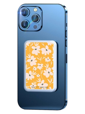 SWEET ACCESS Powerbank in Weiß/ Orange - 10.000 mAh