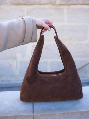 maison héritage PARIS Skórzana torebka "Isar" w kolorze brązowym - 36 x 16 x 11 cm