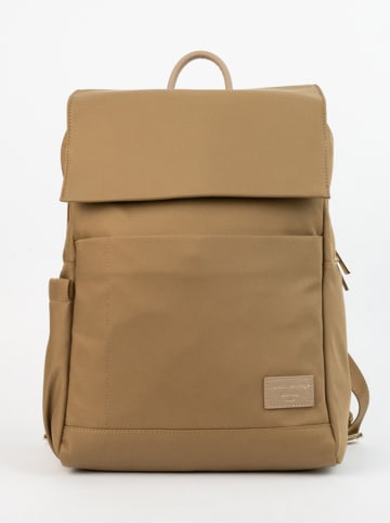maison héritage PARIS Rucksack "Renji" in Taupe - (B)28 x (H)41 x (T)12 cm