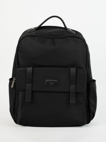 maison héritage PARIS Plecak "Daigo" w kolorze czarnym - 29 x 40 x 14,5 cm