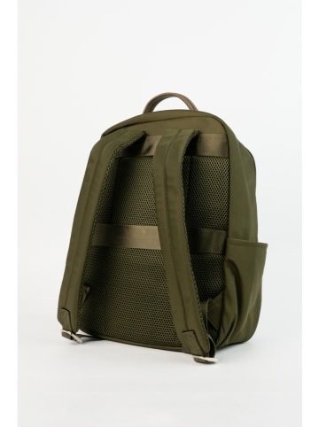 maison héritage PARIS Rucksack "Daigo" in Khaki - (B)29 x (H)40 x (T)14,5 cm