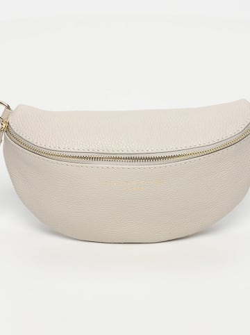 maison héritage PARIS Leder-Brustbeutel "Kimi" in Creme - (B)28 x (H)15 x (T)5 cm